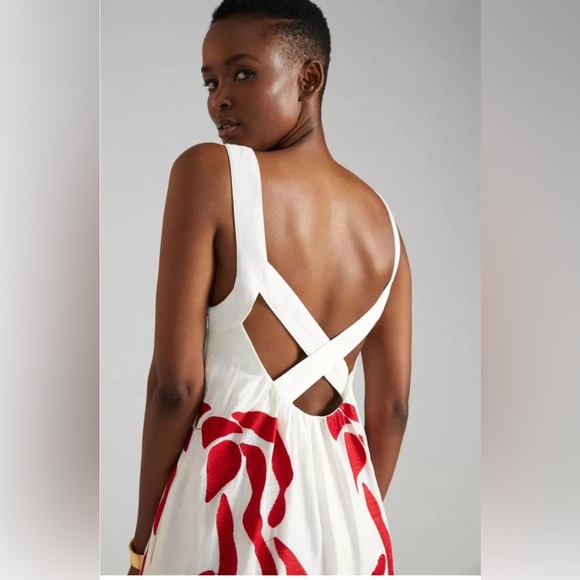 Anthropologie Front Cutout Tropical Senorita Maxi Dress - Picture 3 of 8